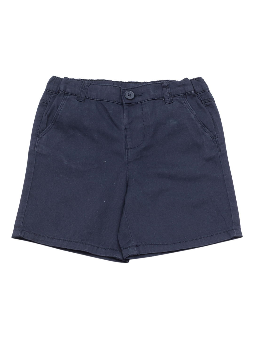 

Lil Lollipop Unisex Kids Navy Blue Solid Shorts