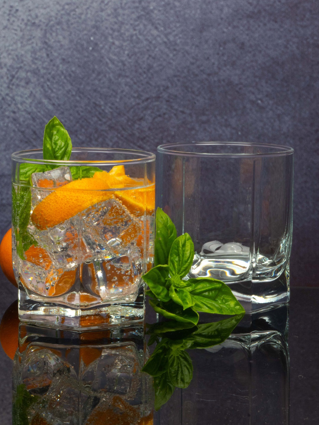 

Pasabahce Set Of 6 Transparent Solid Glass Tango Tumbler