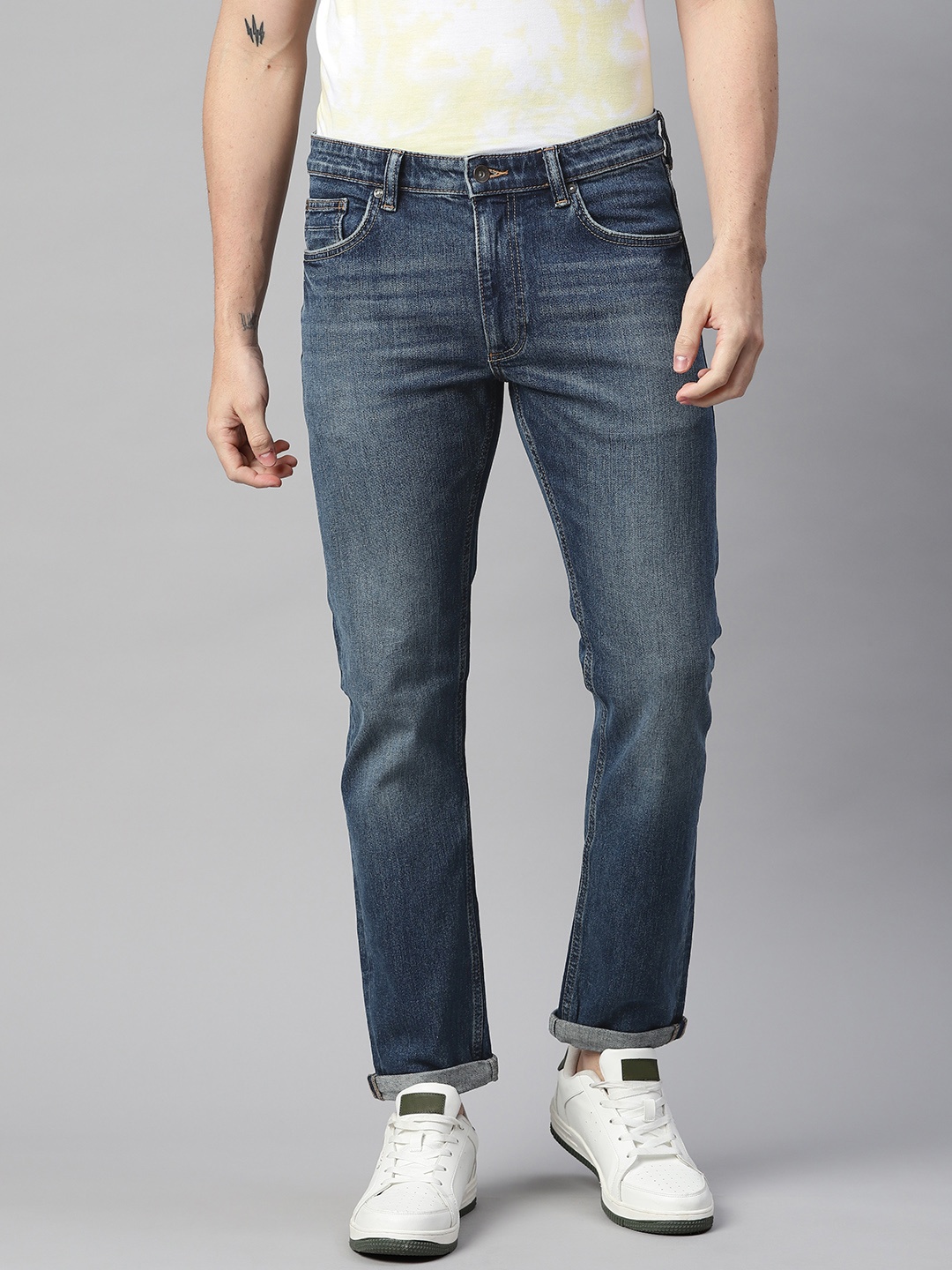 

Marks & Spencer Men Blue Slim Fit Stretchable Jeans