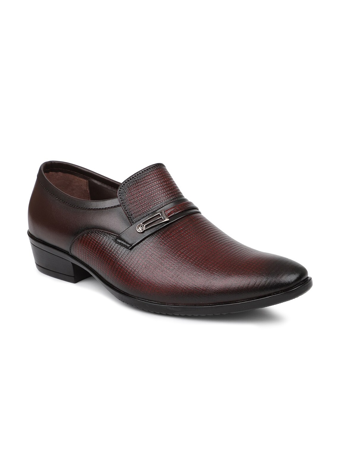 

PRIVO by Inc.5 Men Brown Formal Slip-On Shoes