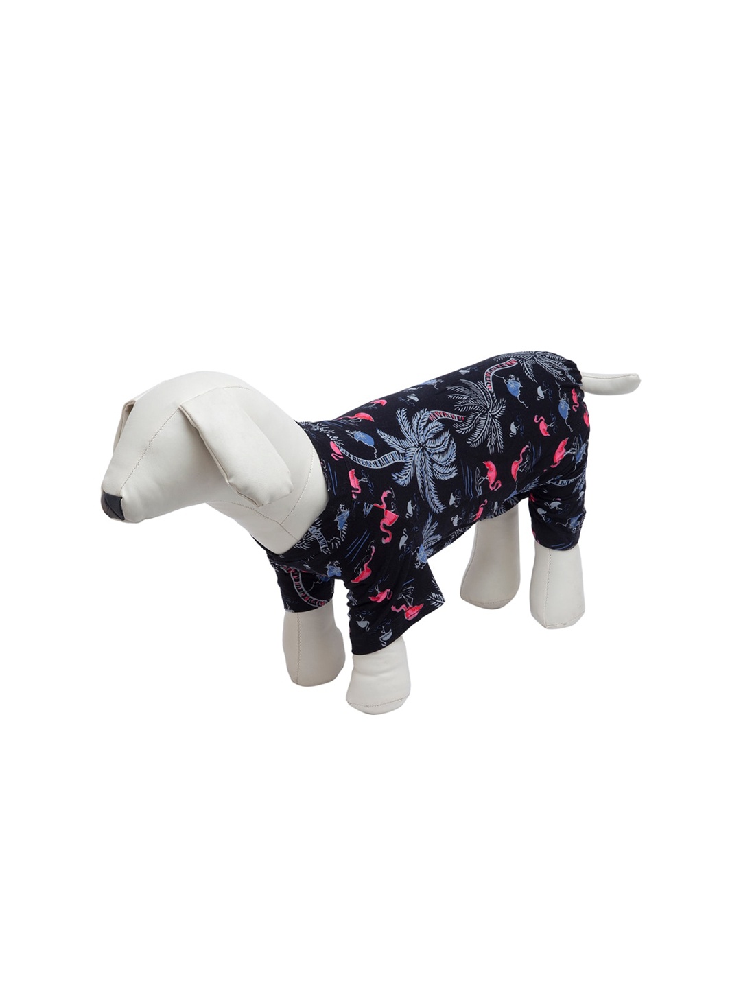 

Lulala Black Printed Dog Jumpsuit