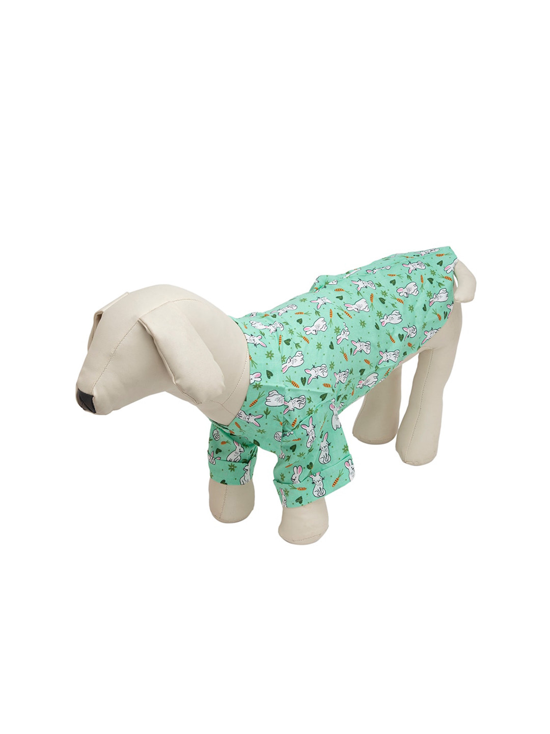 

Lulala Green Printed Dog Shirt Dresses