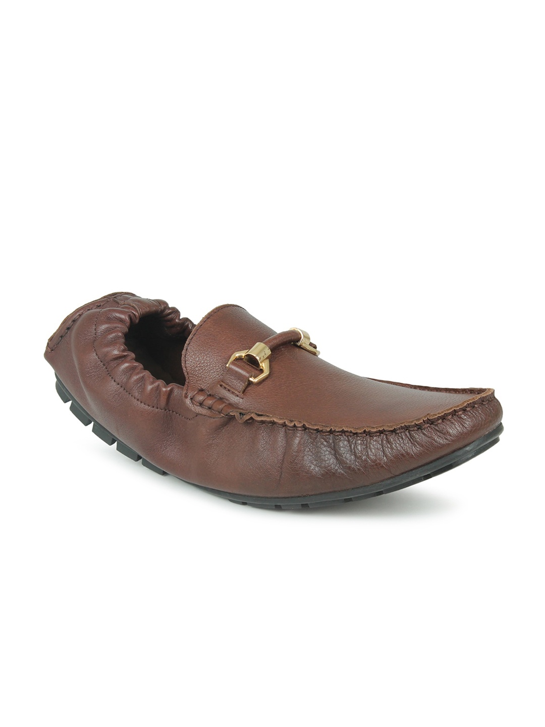 

PRIVO by Inc.5 Men Brown Leather Loafers