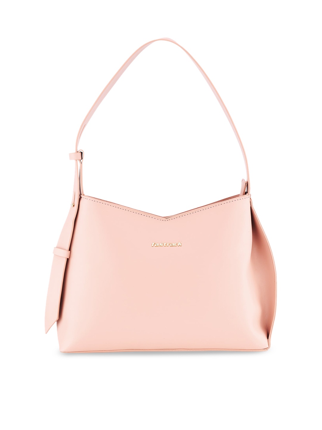 

Fastrack Pink PU Structured Shoulder Bag