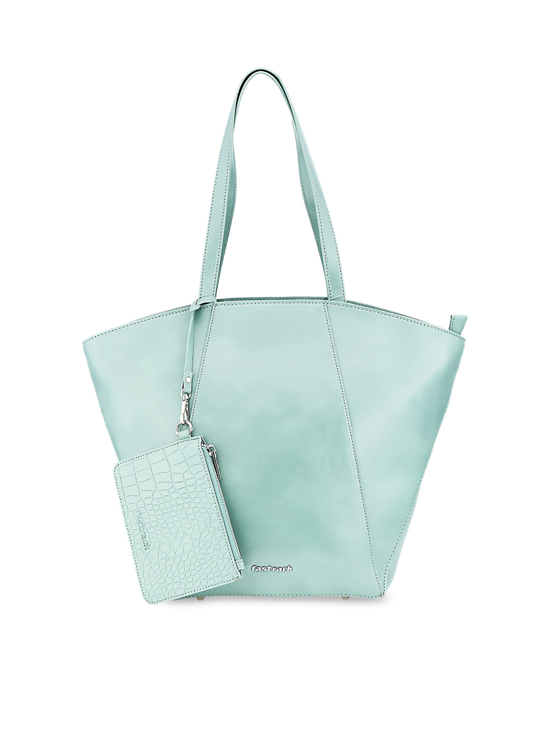 

Fastrack Green PU Structured Shoulder Bag with Tasselled