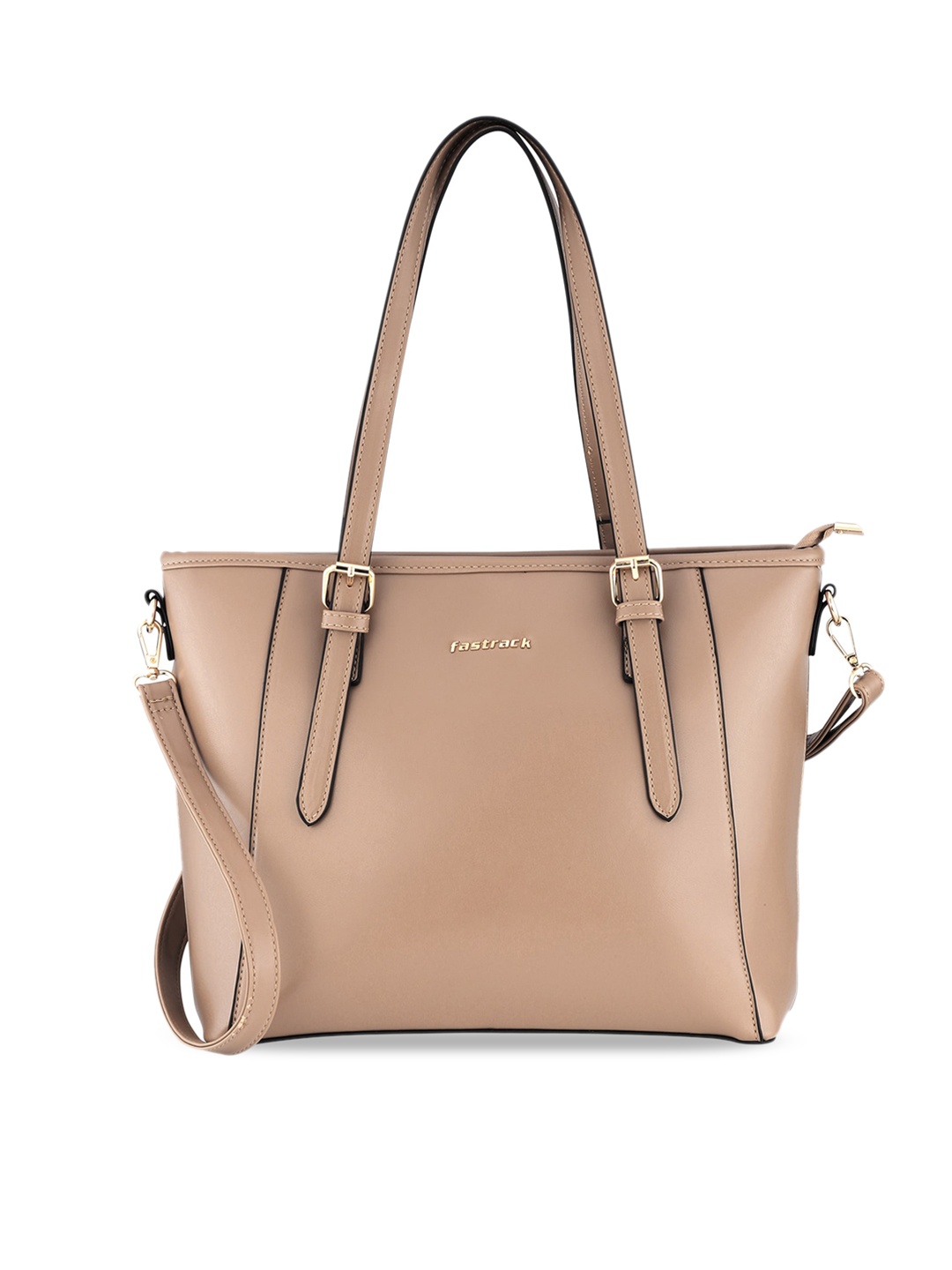 

Fastrack Brown PU Structured Shoulder Bag