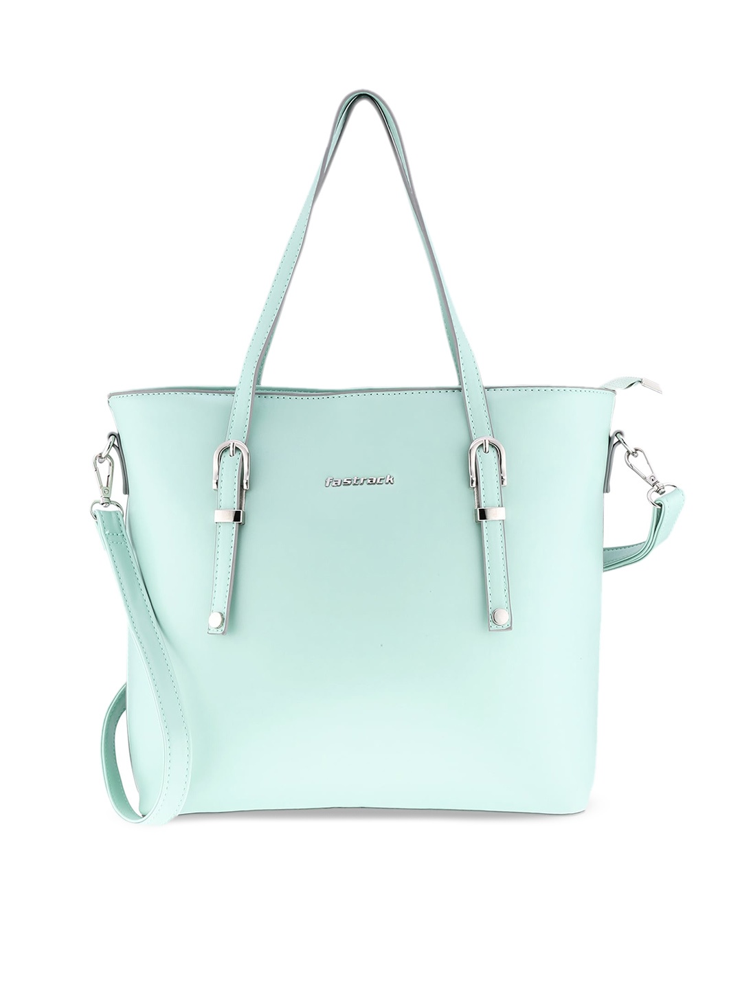 

Fastrack Green PU Shopper Shoulder Bag with Tasselled