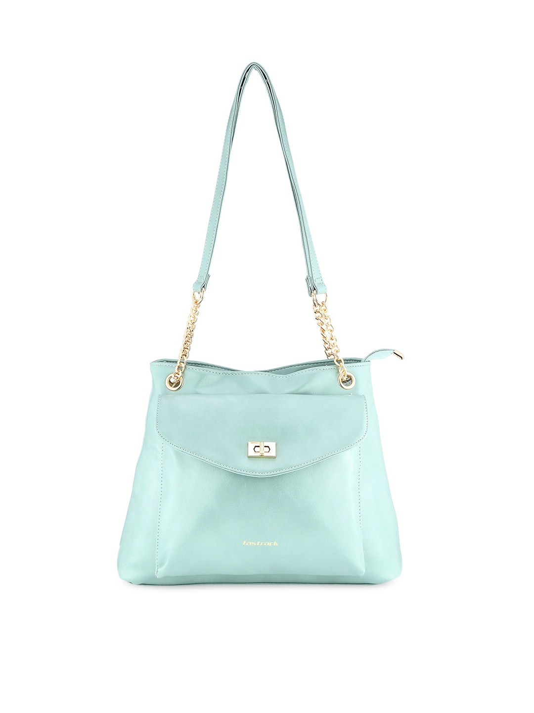 

Fastrack Green PU Structured Shoulder Bag