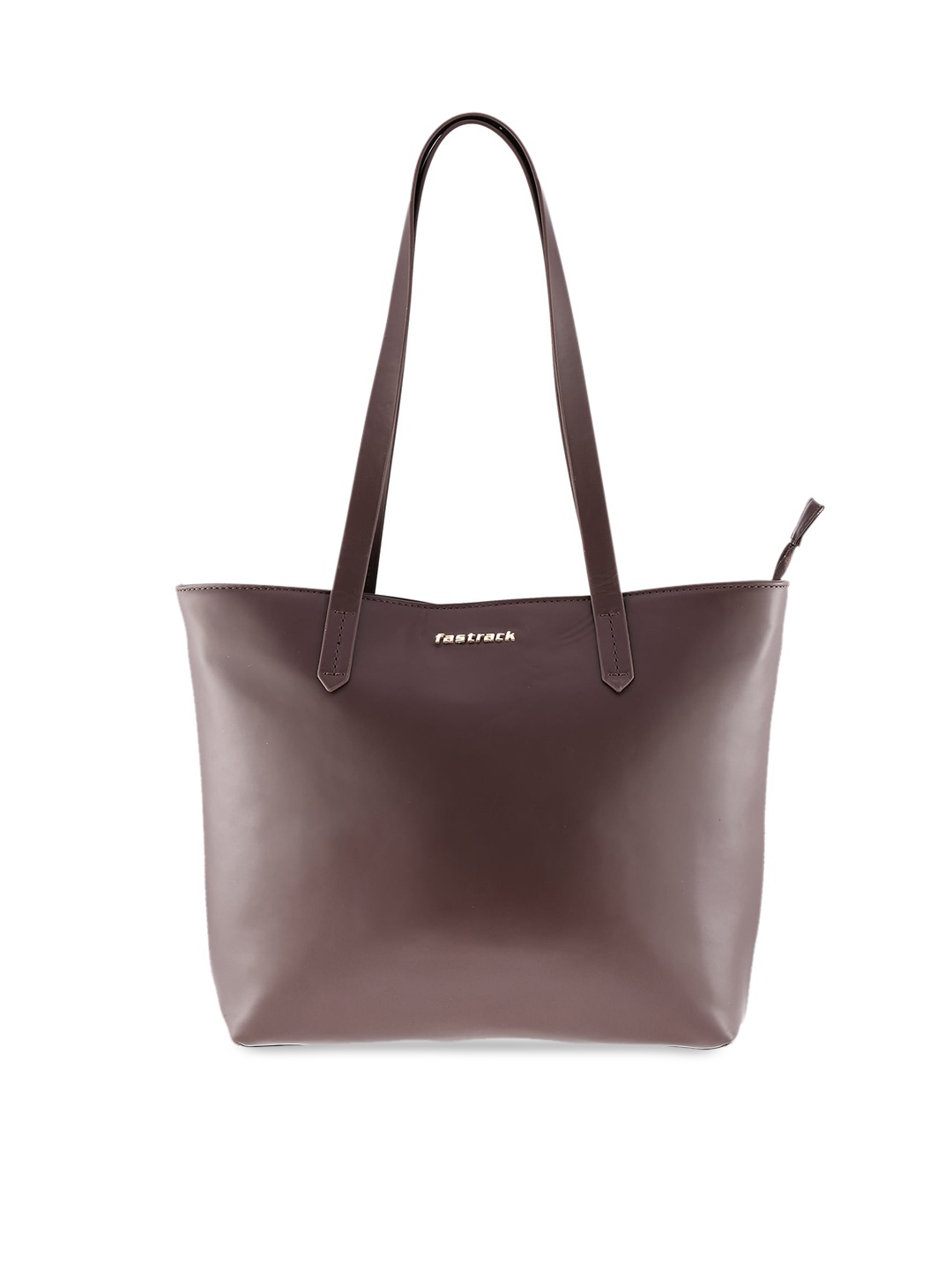 

Fastrack Brown PU Structured Shoulder Bag with Tasselled