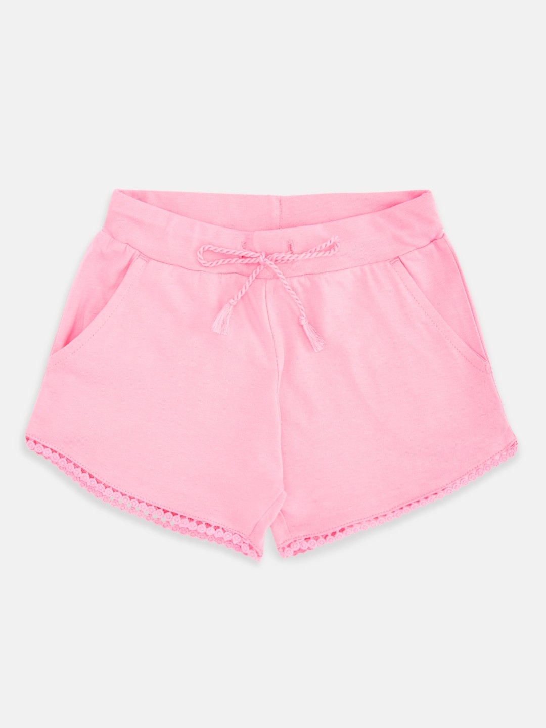 

Pantaloons Junior Girls Pink Shorts