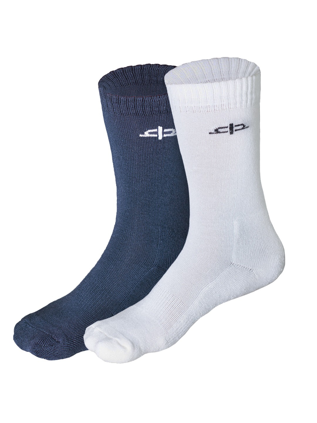 

Heelium Kids Charcoal & White Pack of 2 Solid Calf Length Socks