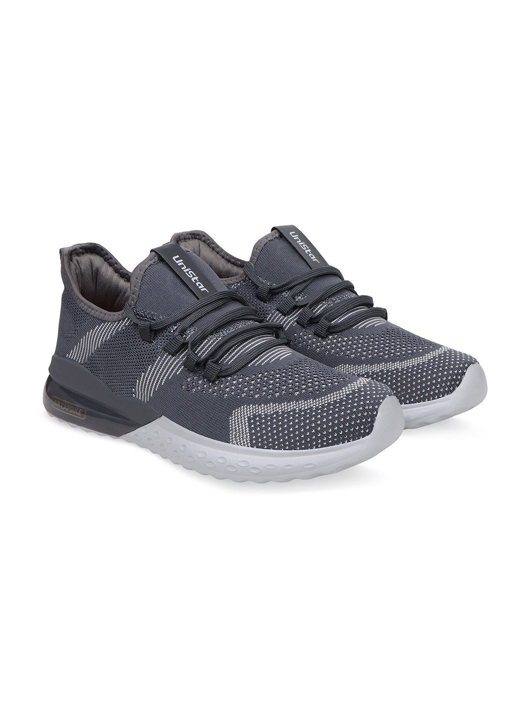 

UNISTAR Men Grey Mesh Walking Shoes