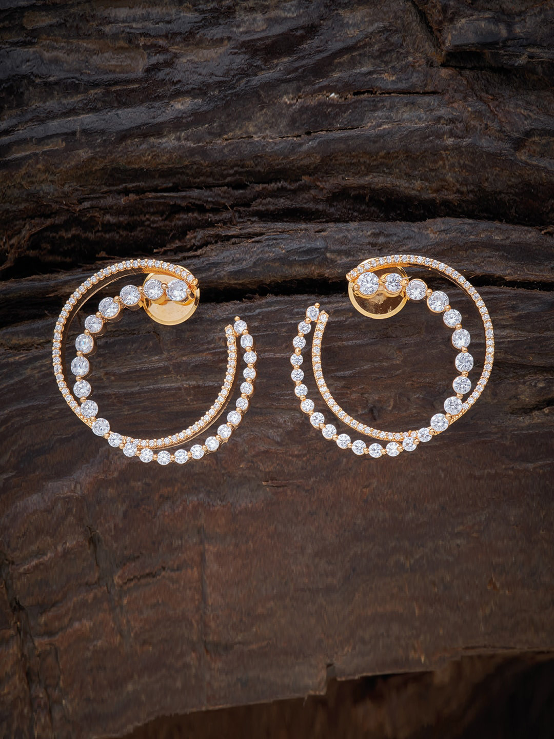 

Kushal's Fashion Jewellery White Contemporary Studs Earrings