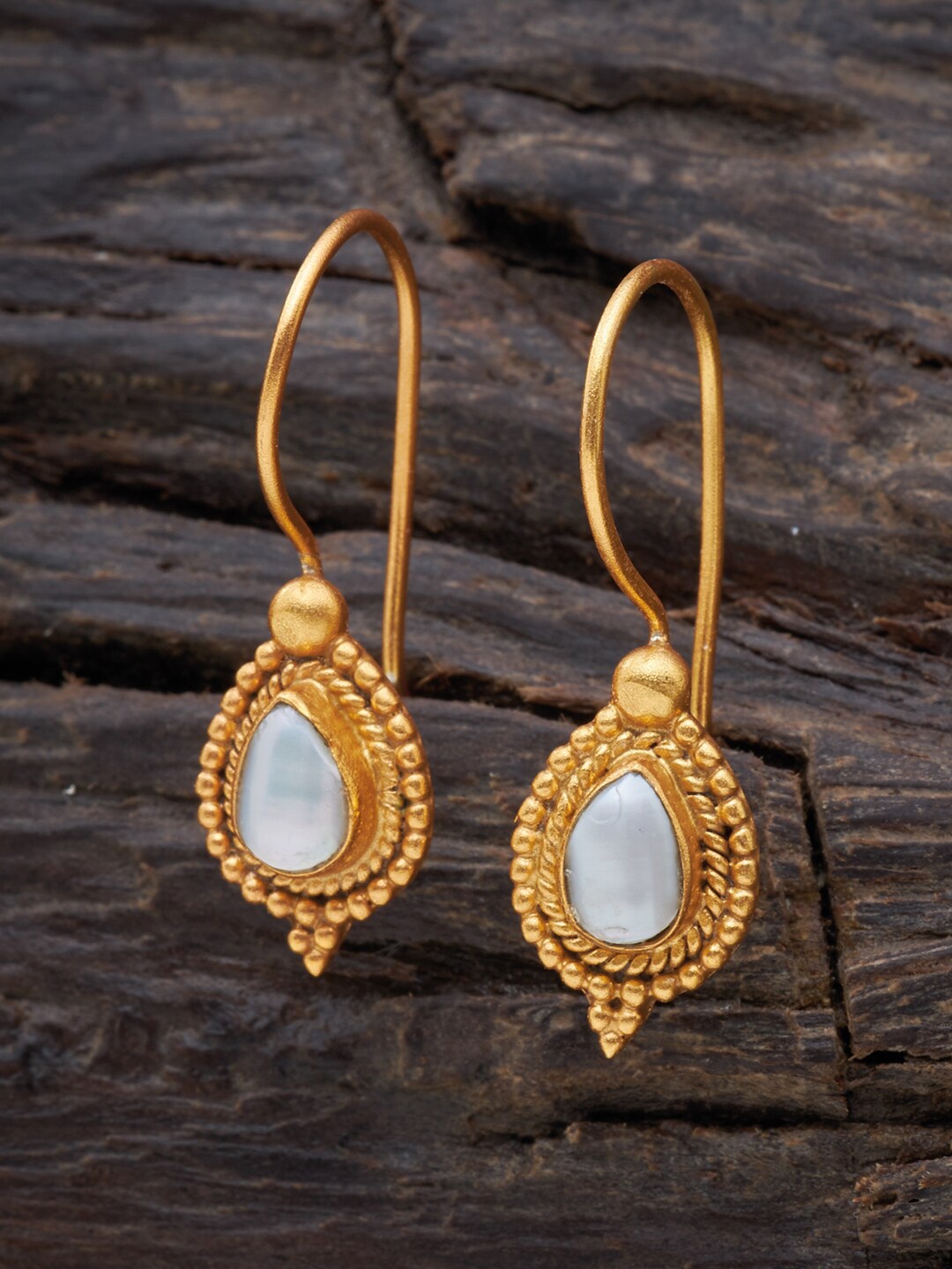 

Kushal's Fashion Jewellery White Gold Plated Contemporary Drop Earrings