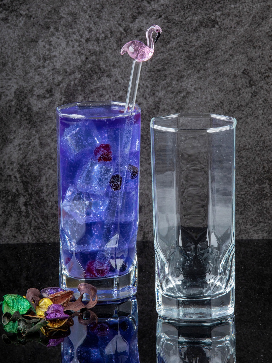 

Luminarc Set Of 6 Transparent Solid Glass Tumblers