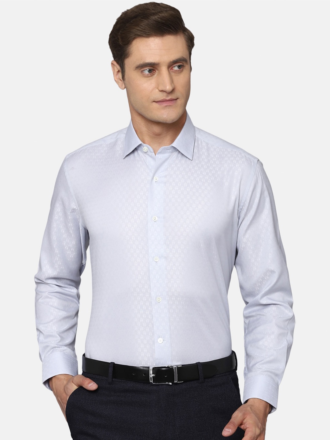 

Luxure by Louis Philippe Men White Formal Shirt
