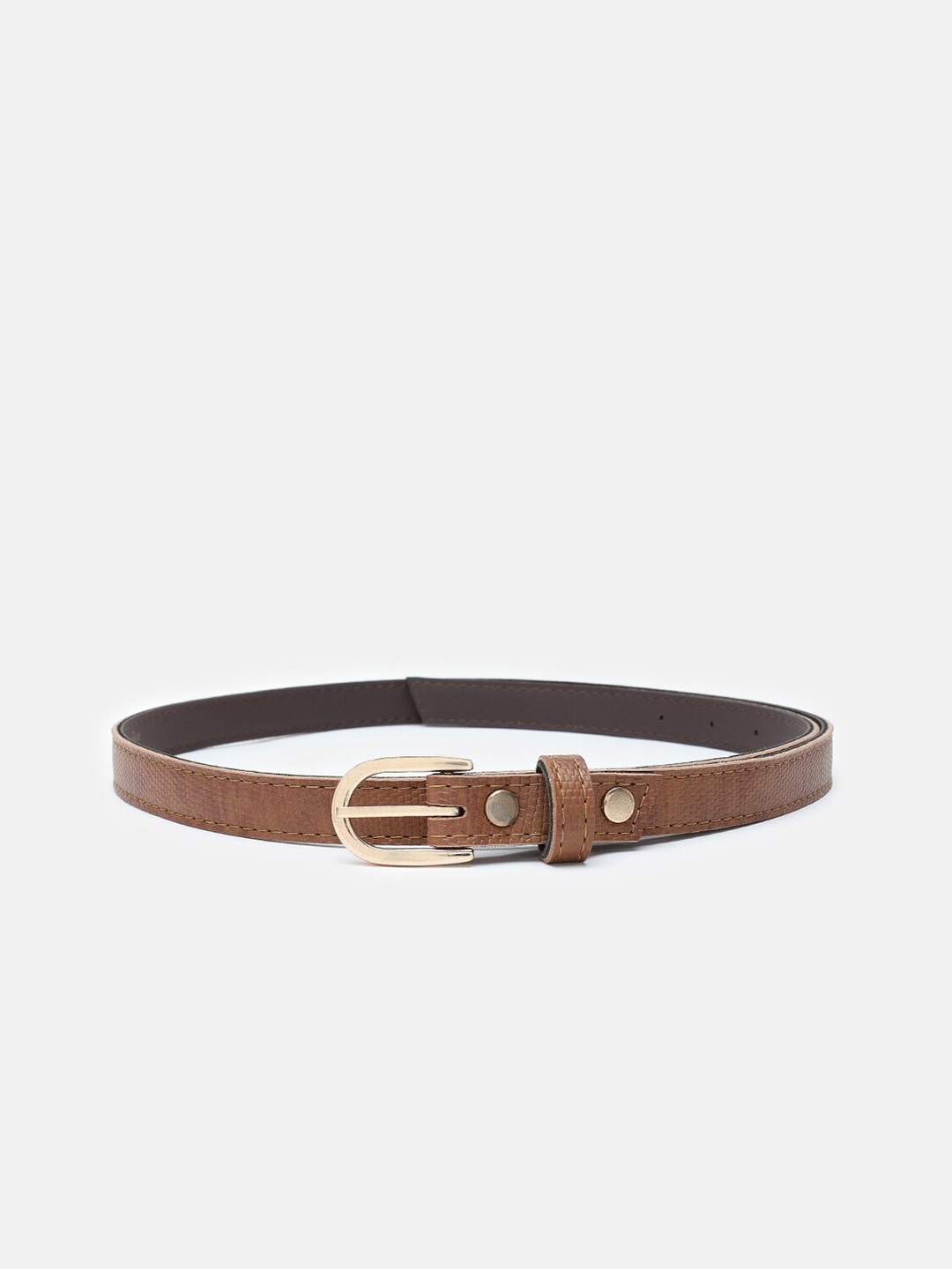 

Baggit Women Mustard Textured PU Belt