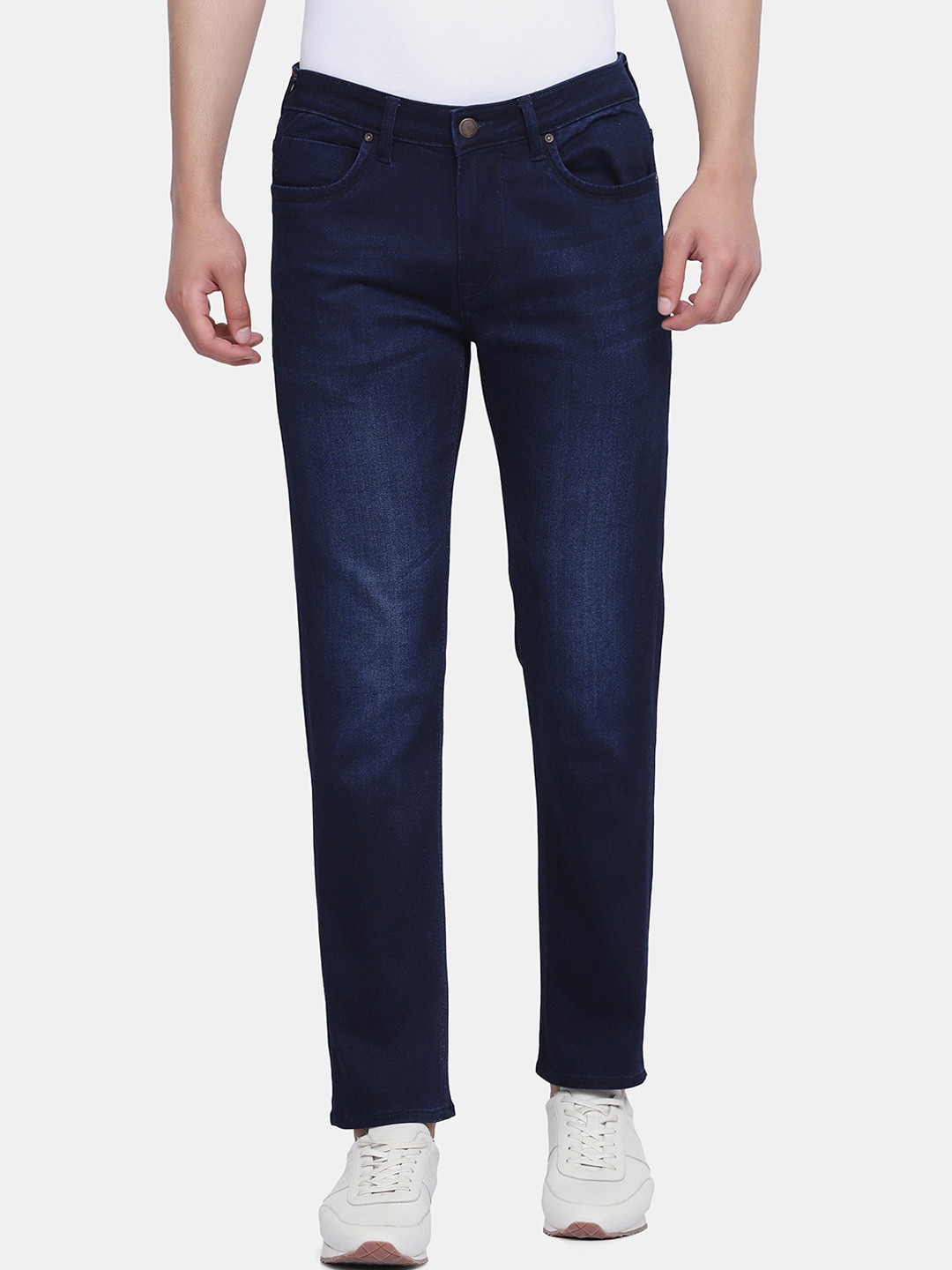 

Blackberrys Men Blue Yonk Skinny Fit Low-Rise Light Fade Jeans