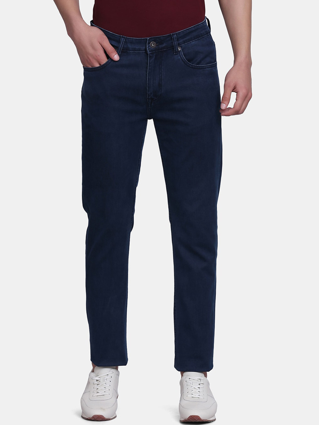 

Blackberrys Men Blue Yonk Skinny Fit Low-Rise Jeans