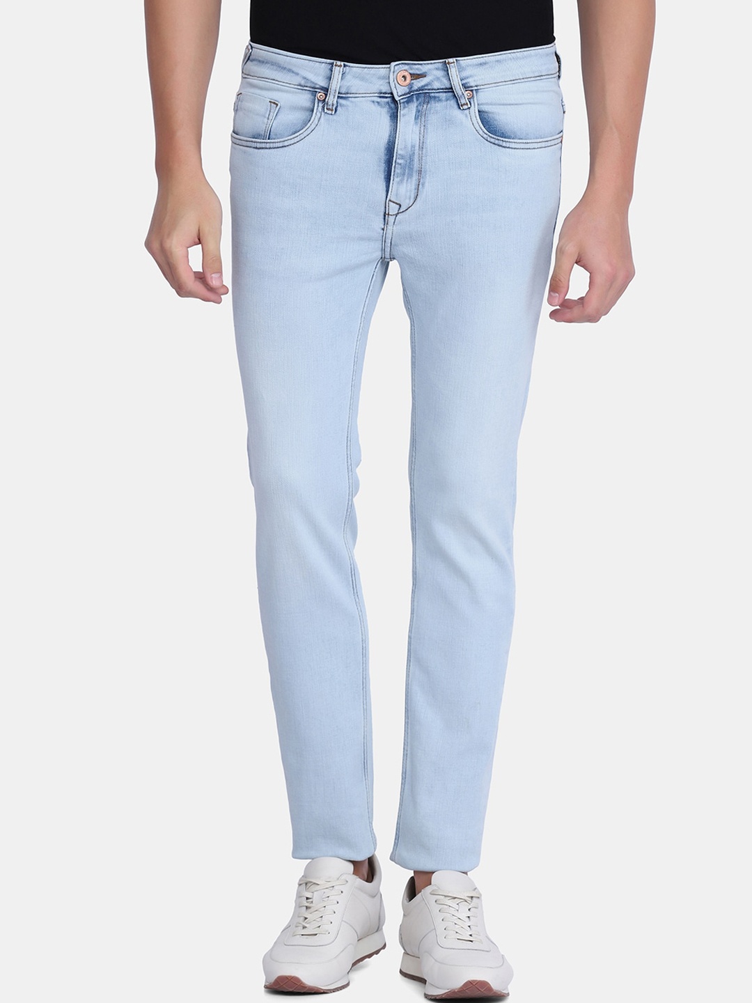 

Blackberrys Men Blue Yonk Skinny Fit Low-Rise Jeans