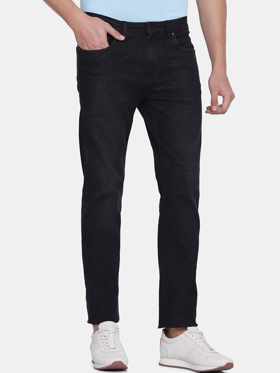 

Blackberrys Men Black Skinny Fit Low-Rise Jeans