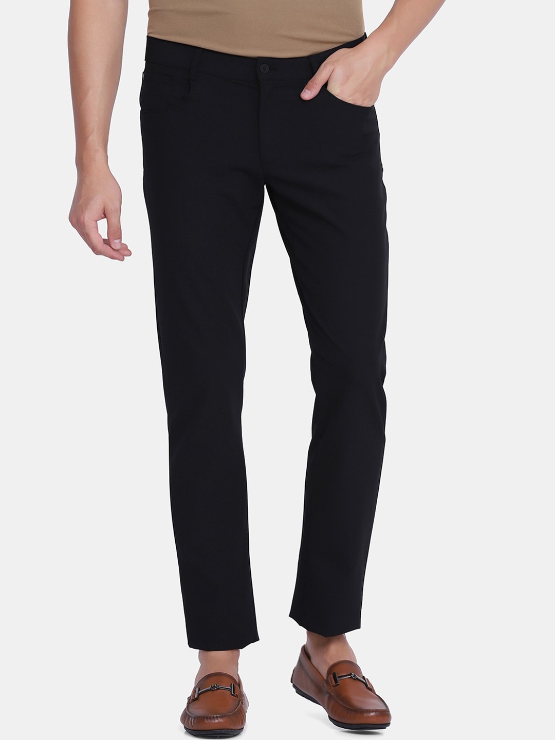 

Blackberrys Men Black B5P Slim Fit Chinos Trousers