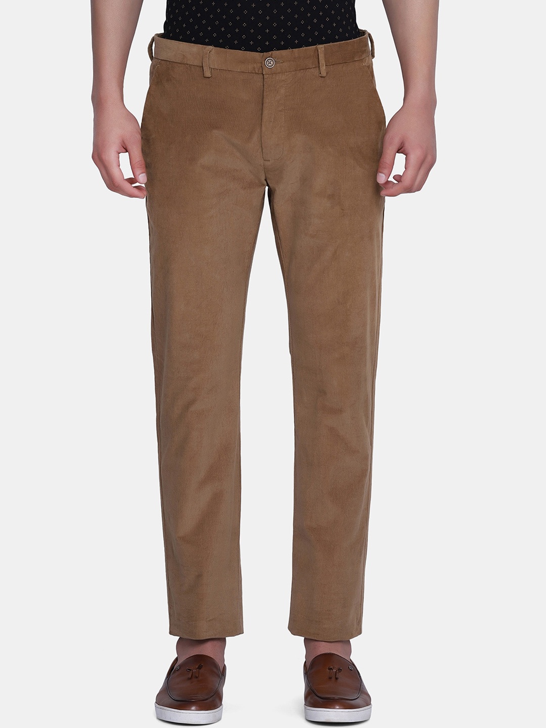 

Blackberrys Men Khaki Slim Fit Trousers