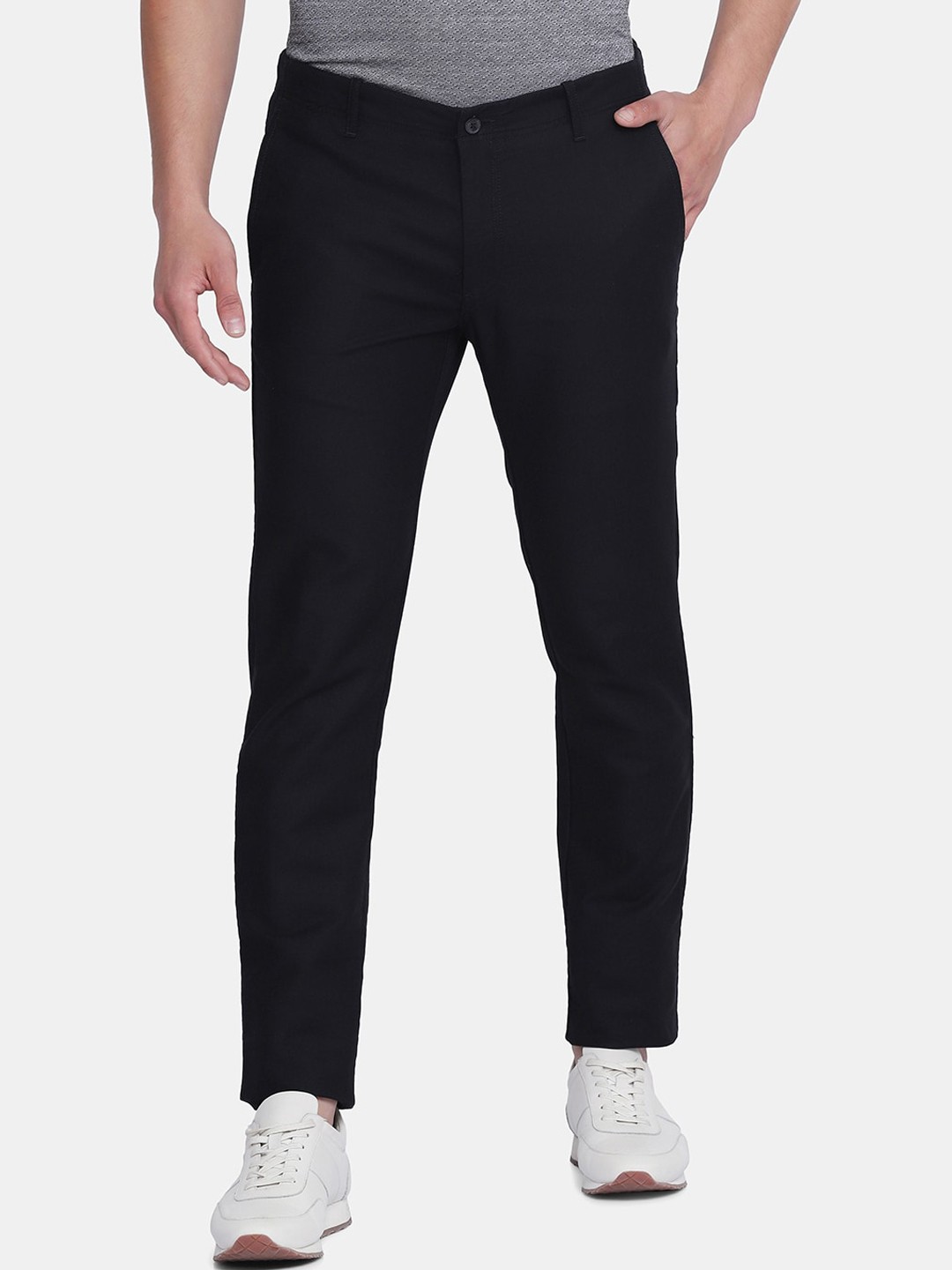 

Blackberrys Men Black B-91 Skinny Fit Trousers