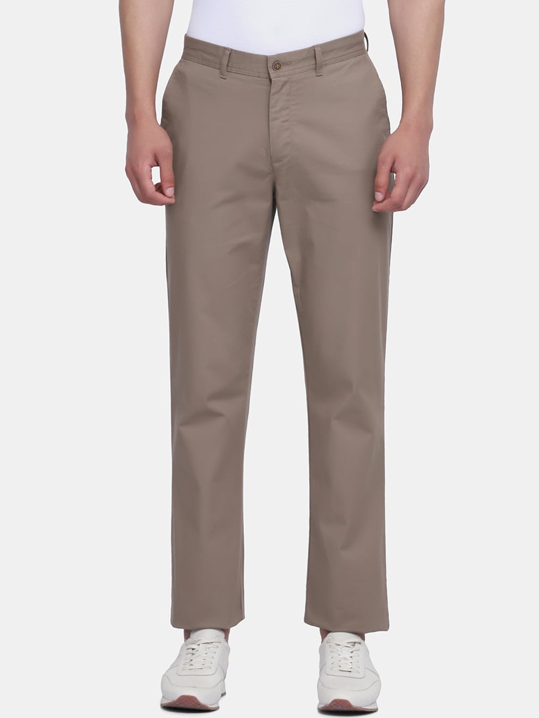 

Blackberrys Men Brown B-90 Regular Fit Trousers