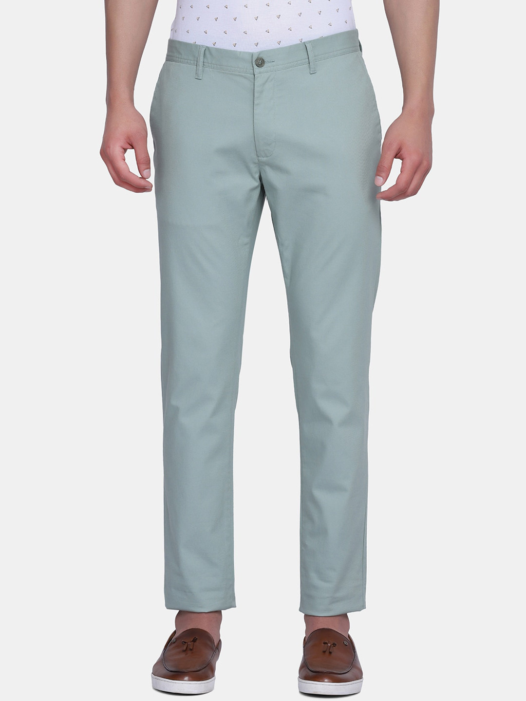 

Blackberrys Men Green Phoenix Skinny Fit Trousers