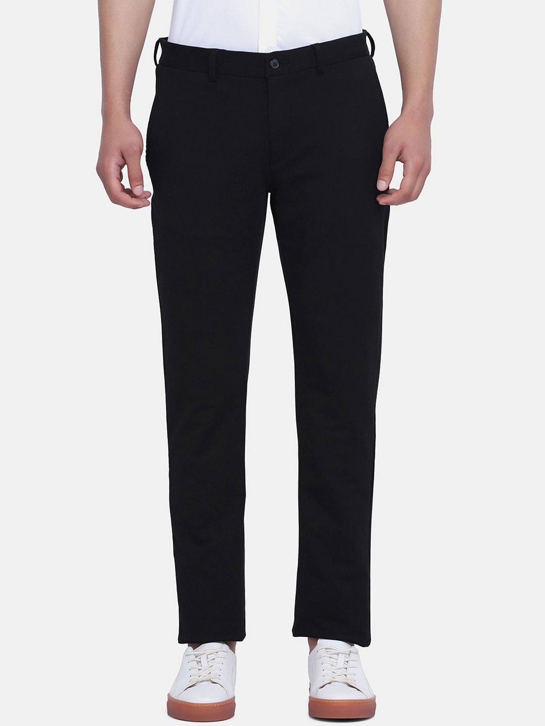 

Blackberrys Men Black B-95 Slim Fit Trousers
