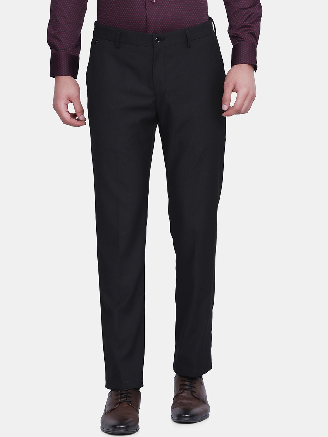 

Blackberrys Men Black B-95 Slim Fit Trousers