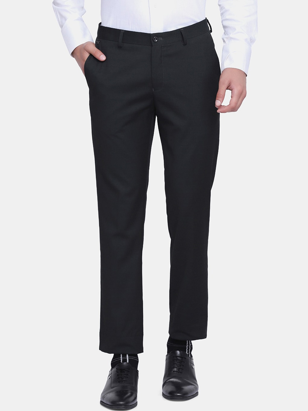 

Blackberrys Men Black B-91 Skinny Fit Trousers