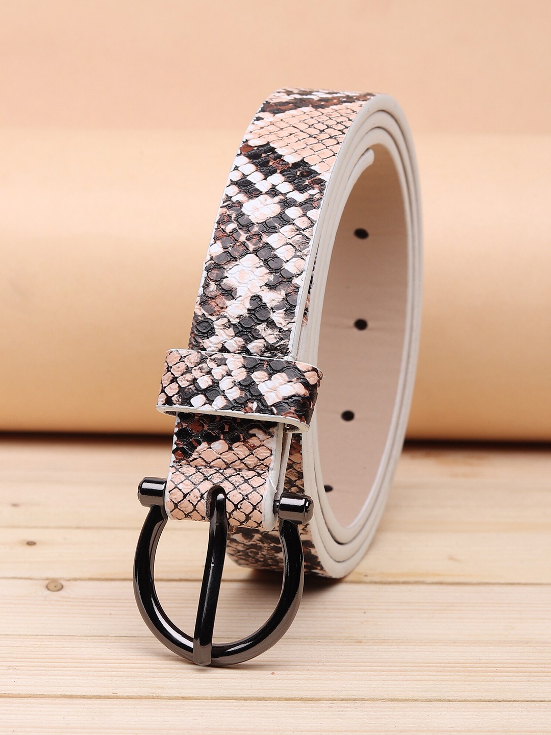 

URBAN ALFAMI Women Black Printed Belt