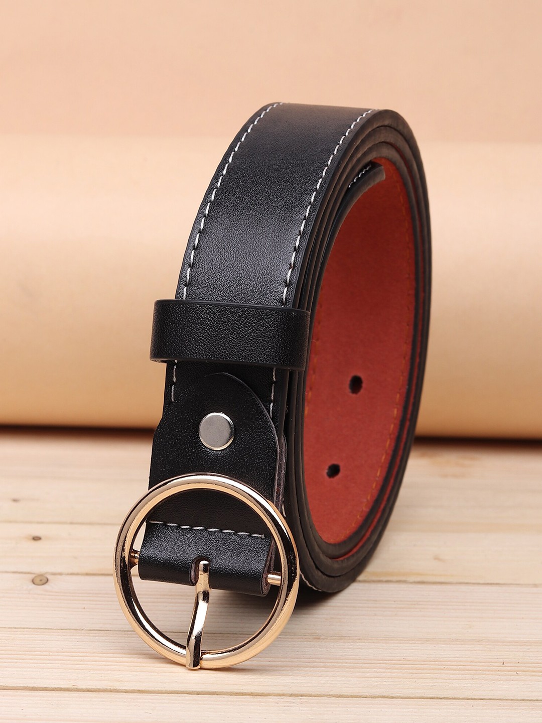 

URBAN ALFAMI Women Black PU Belt