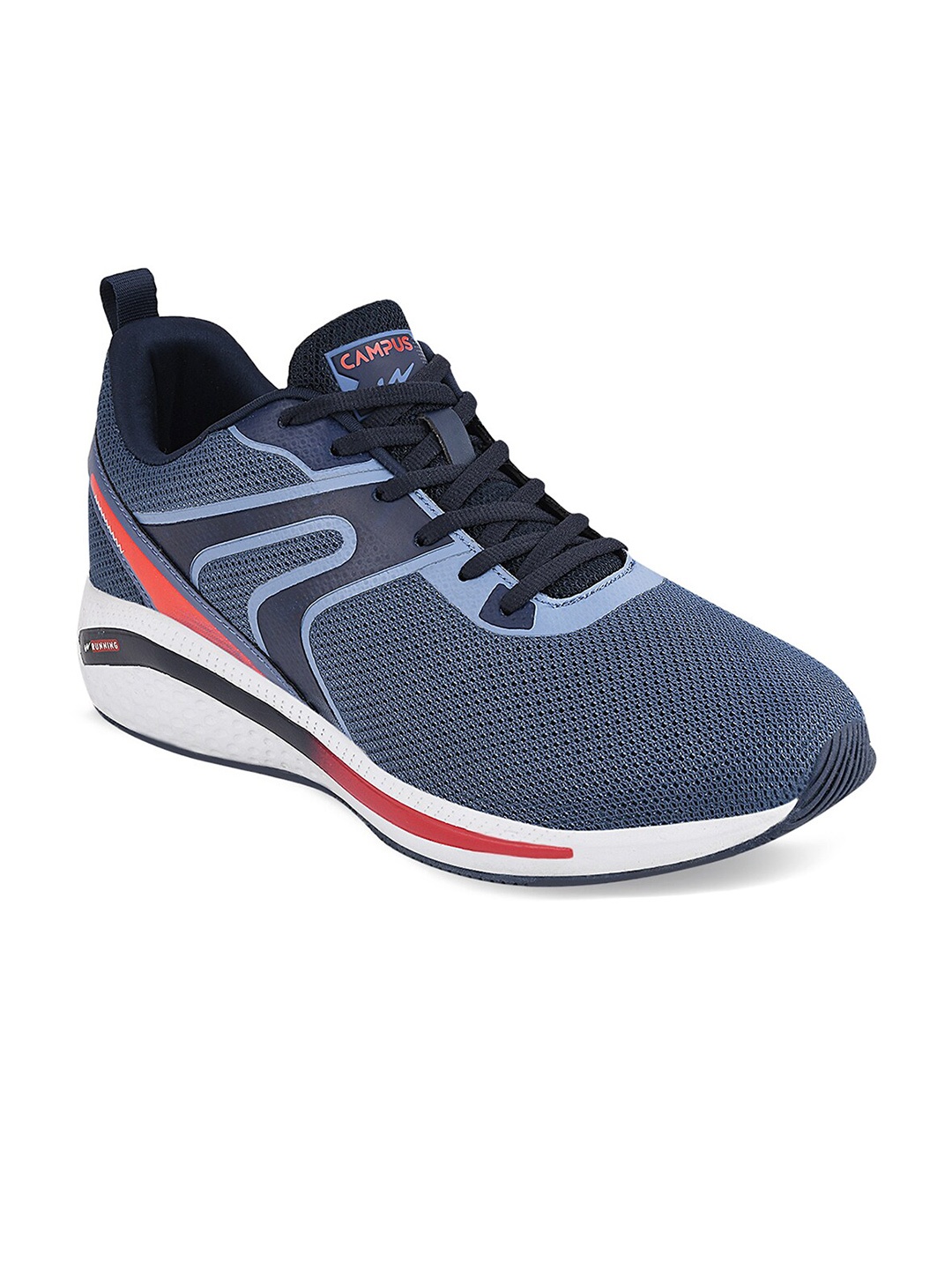

Campus Men Blue Mesh Running Shoes