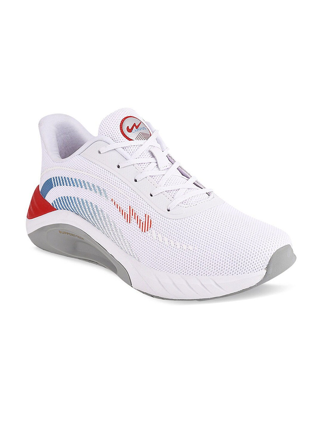 

Campus Men White Mesh Running Marking Shoes