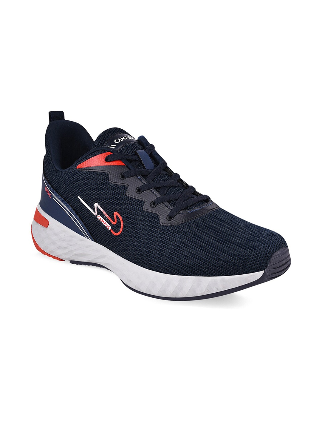 

Campus Men Navy Blue Mesh Running Marking Shoes