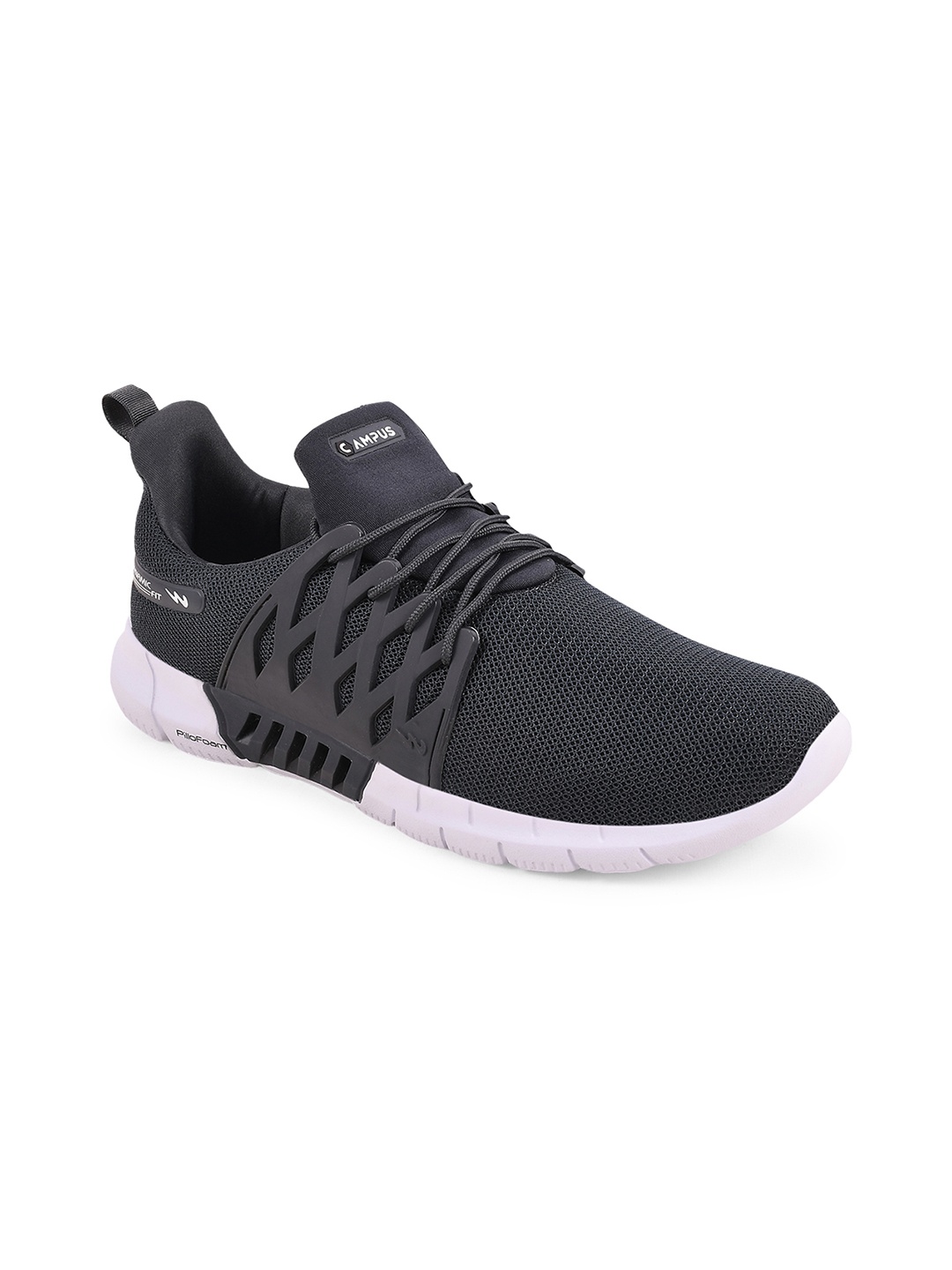 

Campus Men Grey Mesh Running Shoes