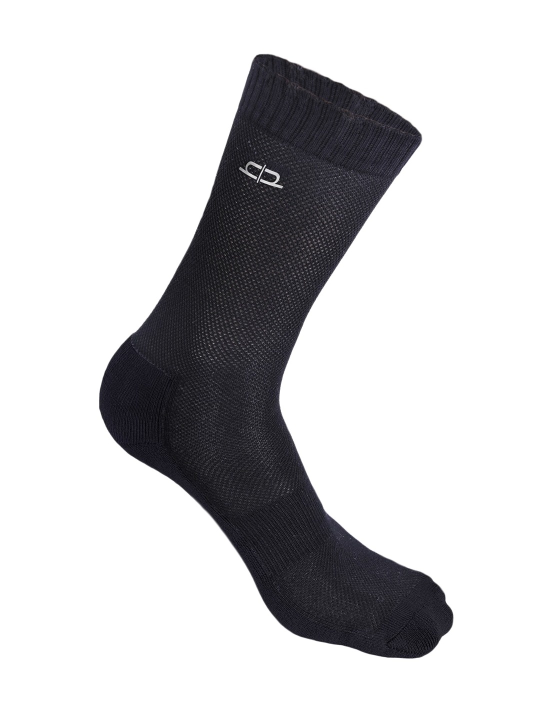

Heelium Men Bamboo Super Soft & Odour-Free Breathable Crew-Length Socks, Black