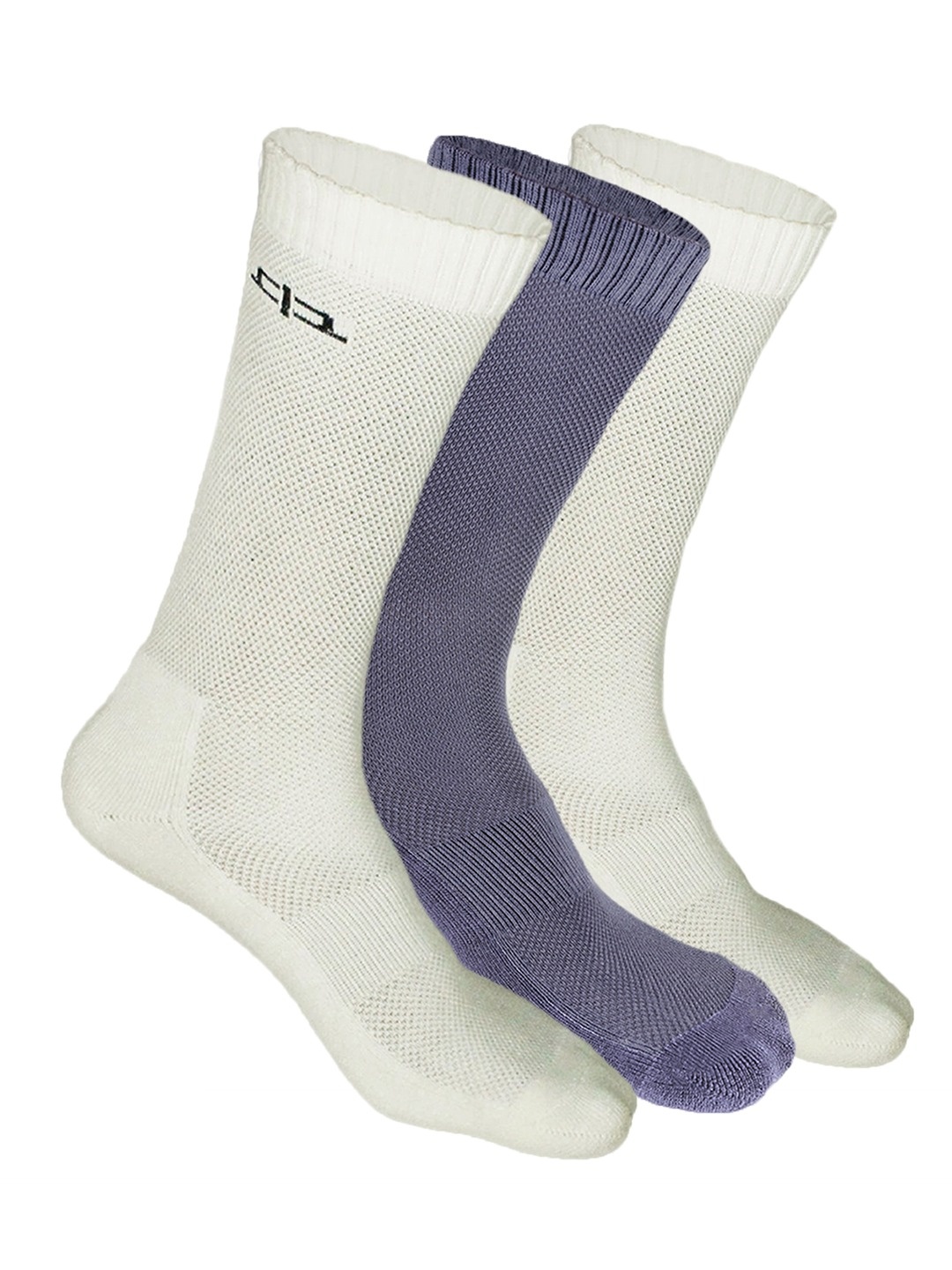 

Heelium Men Pack of 3 Bamboo Super Soft & Odour-Free Breathable Crew-Length Socks, White