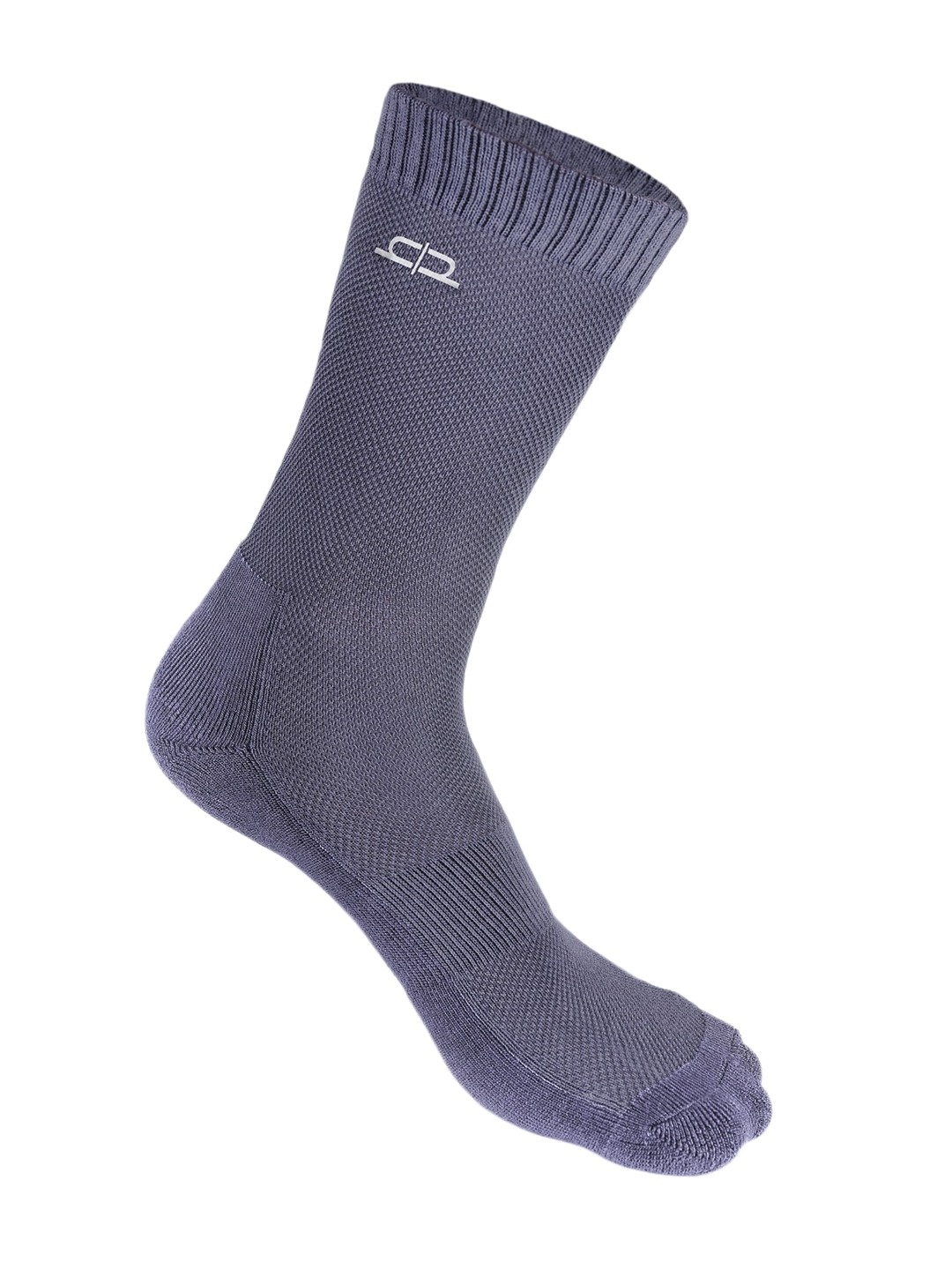 

Heelium Men Bamboo Super Soft & Odour-Free Breathable Crew-Length Socks, Grey