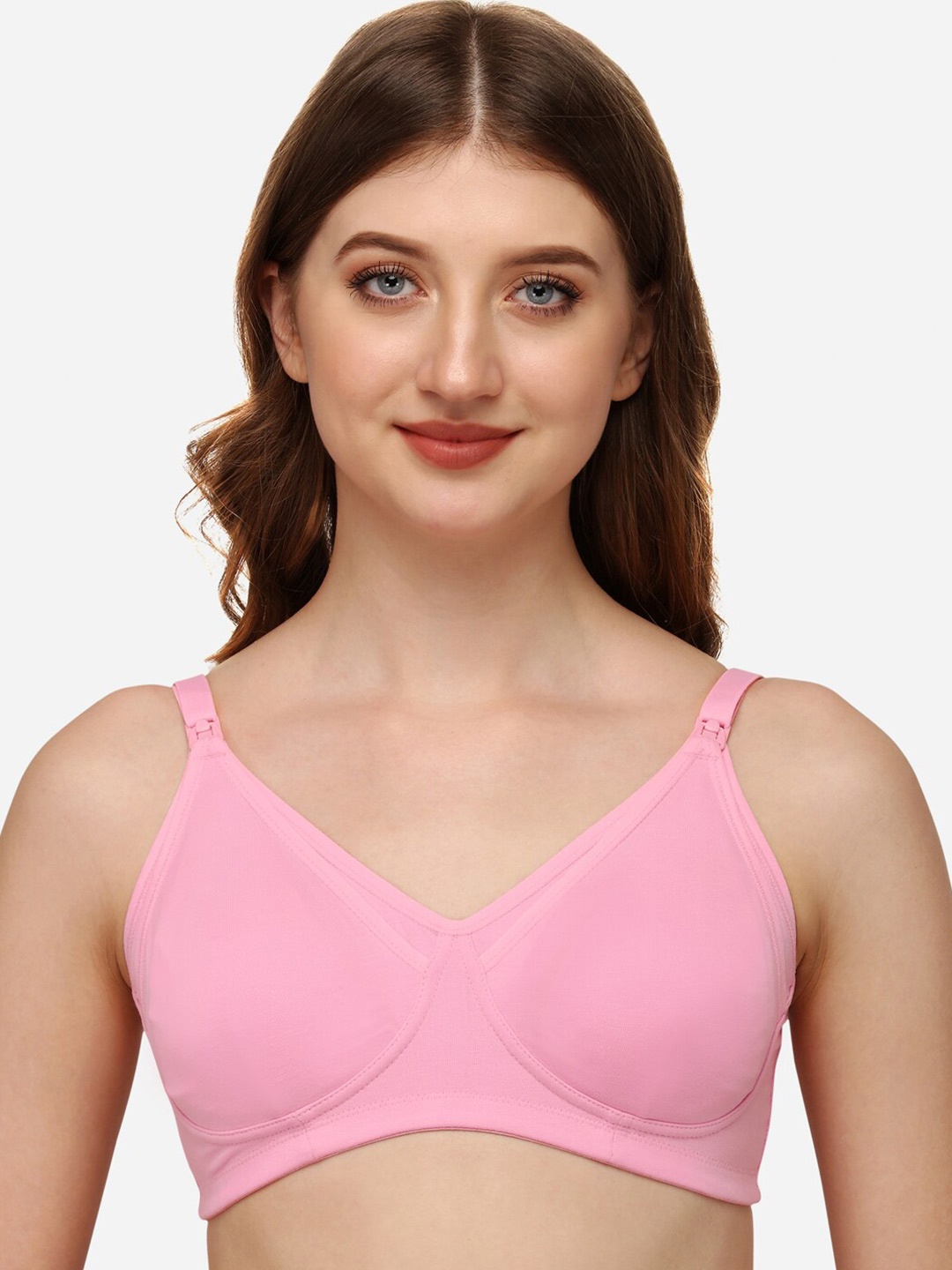 

Soie Pink Non-Padded Non-Wired Maternity Bra