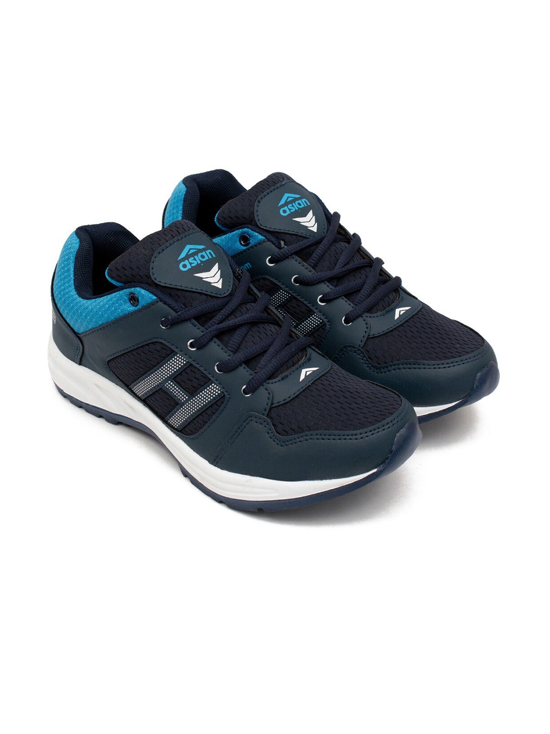 

ASIAN Men Navy Blue Mesh Running Shoes