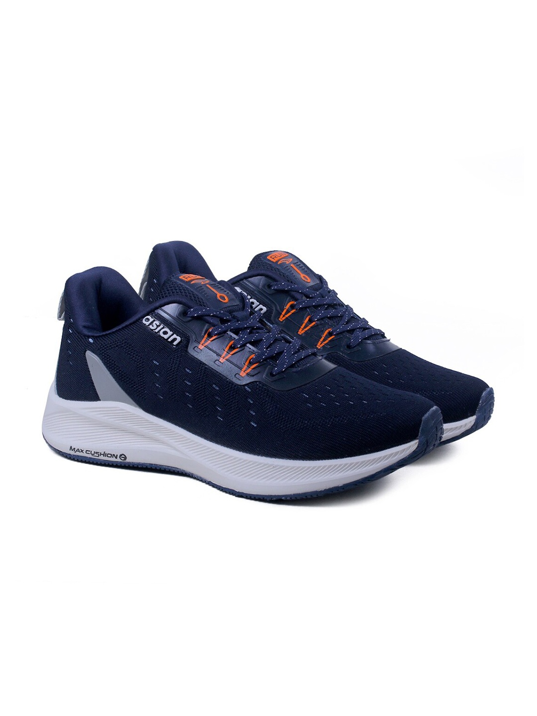 

ASIAN Men Navy Blue Mesh Running Non-Marking Shoes