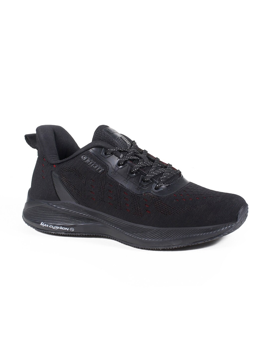 

ASIAN Men Black Mesh Running Shoes
