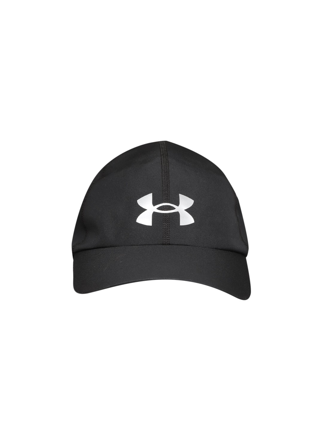 

UNDER ARMOUR Men Black & Silver-Toned Brand Logo Printed Snapback Cap
