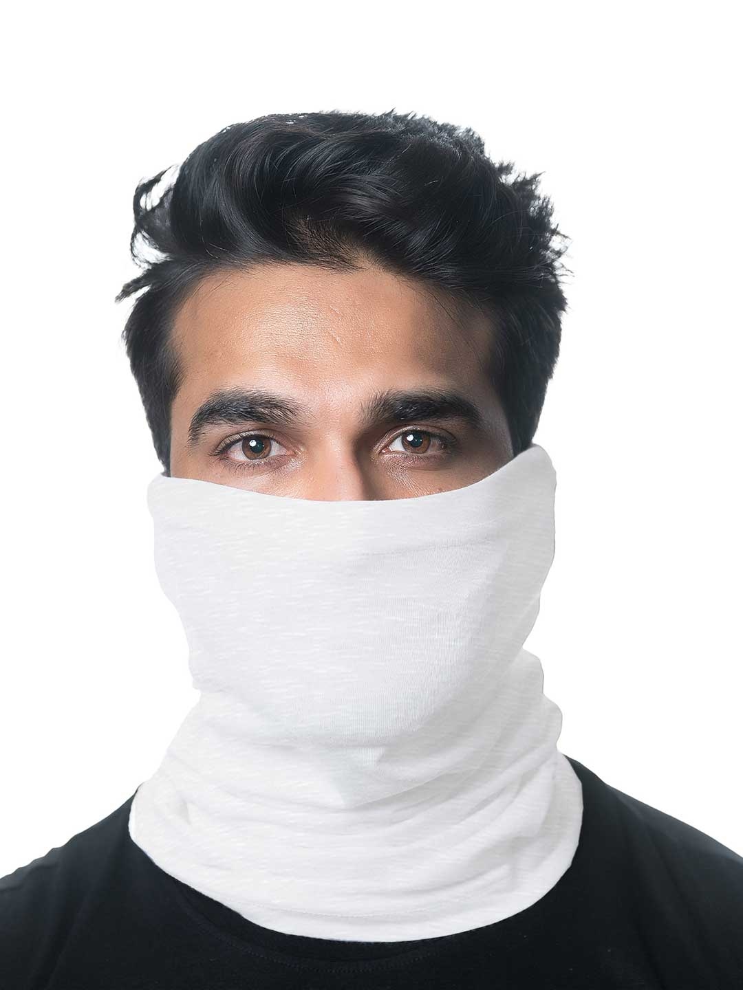 

Heelium Pack of 4 Unisex Oduor Free Soft Breathable Bamboo Bandana, White