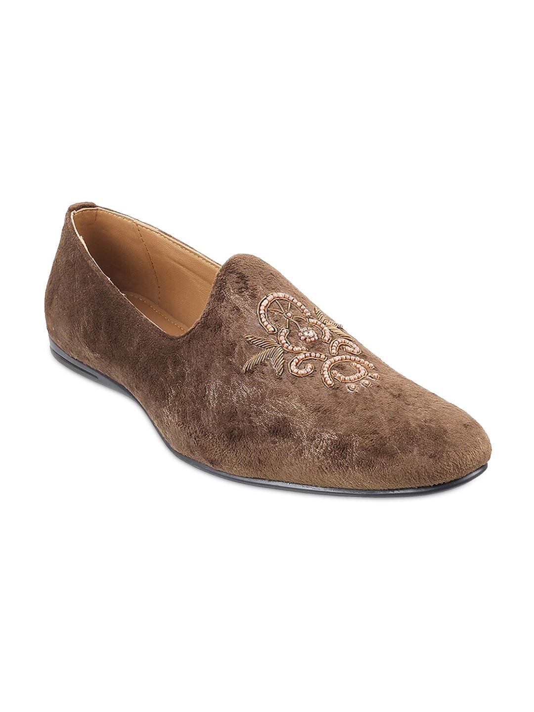 

Metro Men Brown Ethnic Shoe-Style Sandals