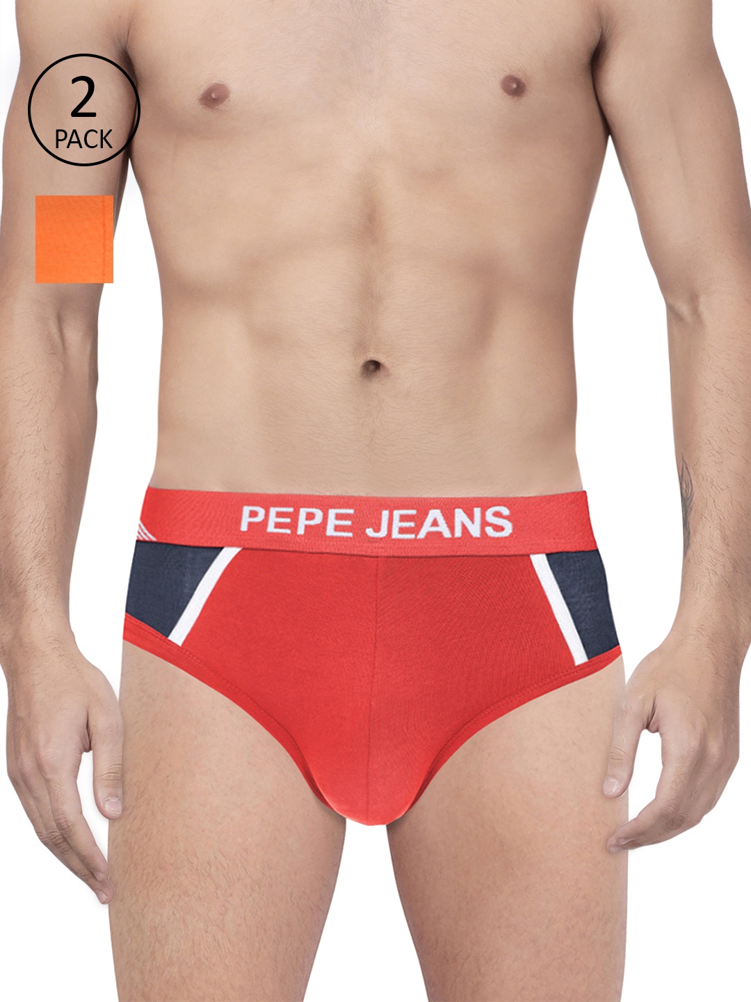

Levis Men Pack of 2 Briefs 8936509-1-8936339-, Orange